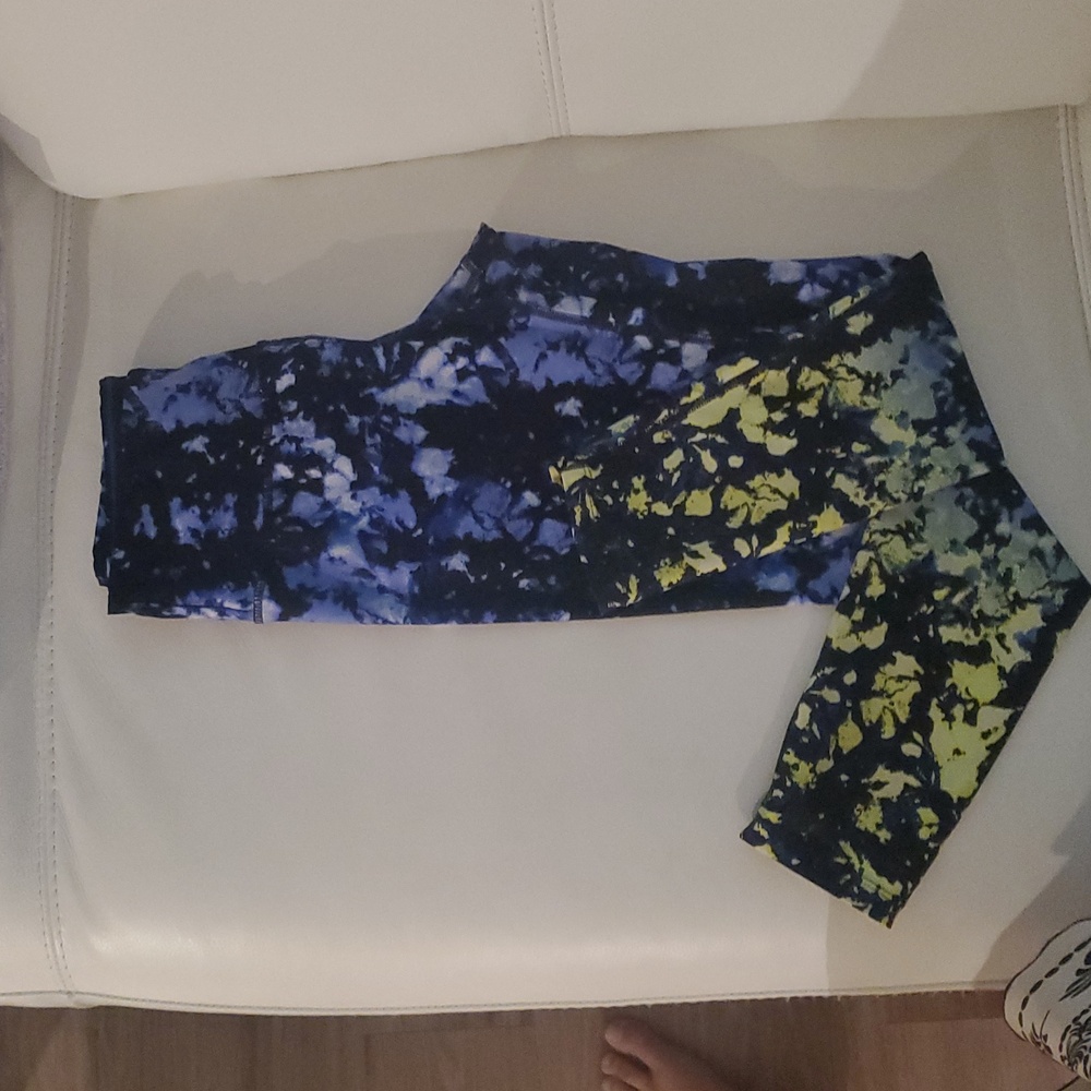 Stylish Blue and Yellow Women's Pants